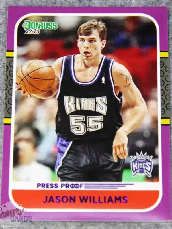 2022-23 Jason Williams #22 Panini Donruss Retro Series Purple