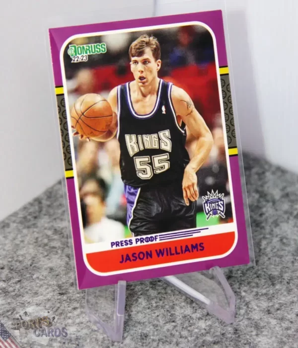 2022-23 Jason Williams #22 Panini Donruss Retro Series Purple-stand