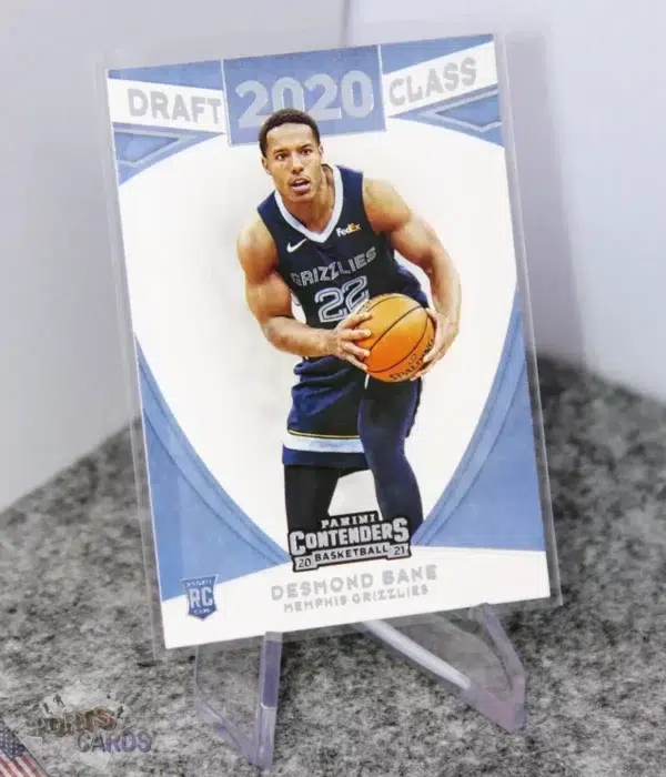 2020-21 Desmond Bane #20 Panini Contenders Draft Class RC-stand