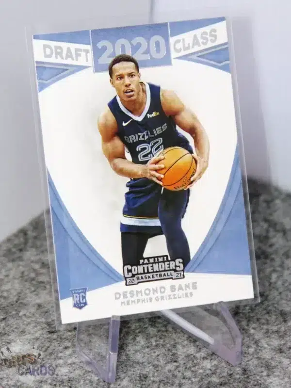 2020-21 Desmond Bane #20 Panini Contenders Draft Class RC - Afbeelding 3