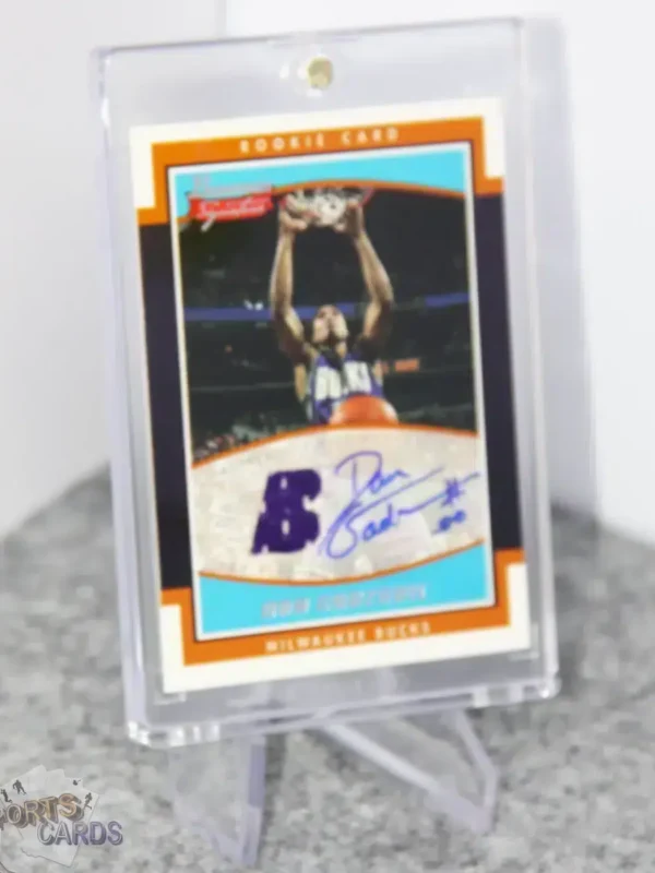 2002-03 Dan Gadzuric #SE-DGA Topps Bowman Signature RC /999 - Afbeelding 3