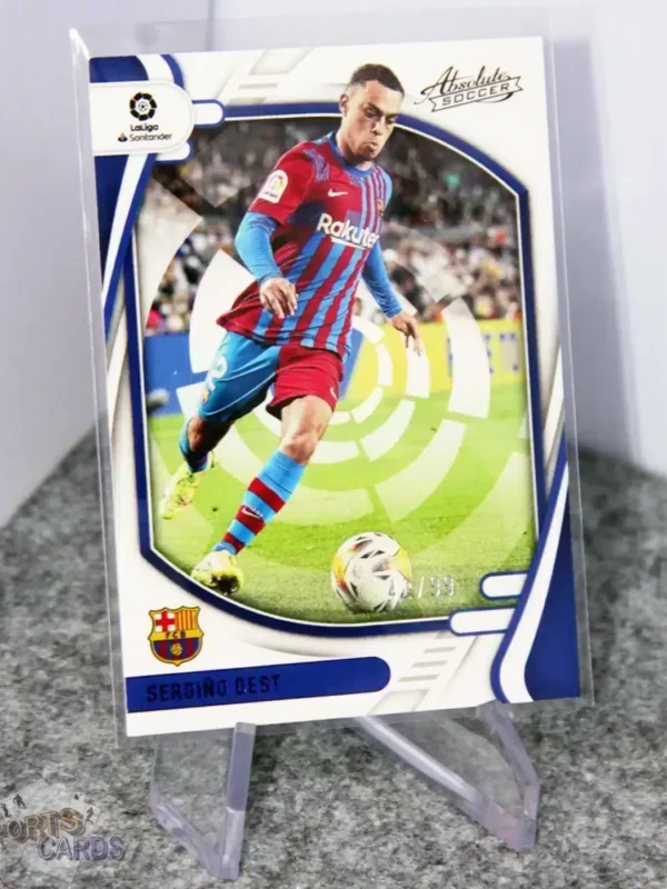 2021-22 Sergino Dest #50 Panini Chronicles Absolute /99 - Afbeelding 3