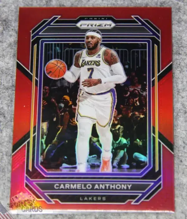 2022-23 Carmelo Anthony #144 Panini Prizm Red Prizm /299