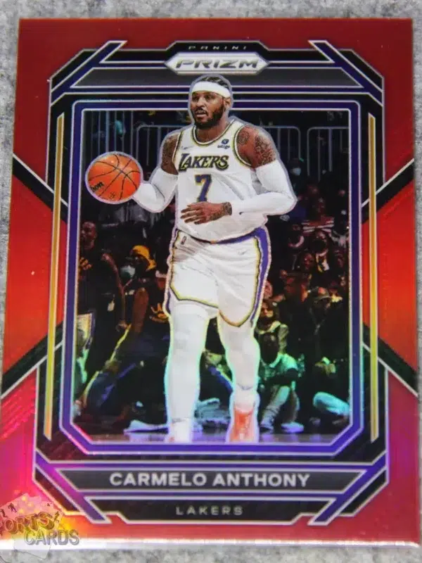 2022-23 Carmelo Anthony #144 Panini Prizm Red Prizm /299