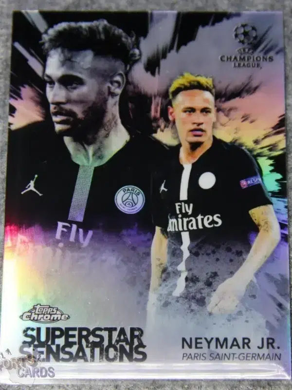 2018-19 Neymar Jr #SS-NJ Topps Chrome Superstar Sensations UEFA Champions League-front