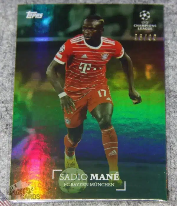2022-23 Sadio Mane #SM Topps OnDemand UEFA Champions League Green Bayern Munchen /99