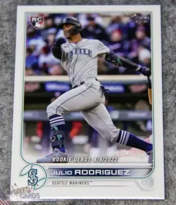 2022 Julio Rodriguez #US97 Topps Update Series RC