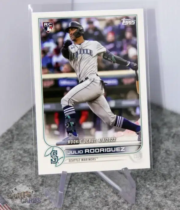 2022 Julio Rodriguez #US97 Topps Update Series RC-stand