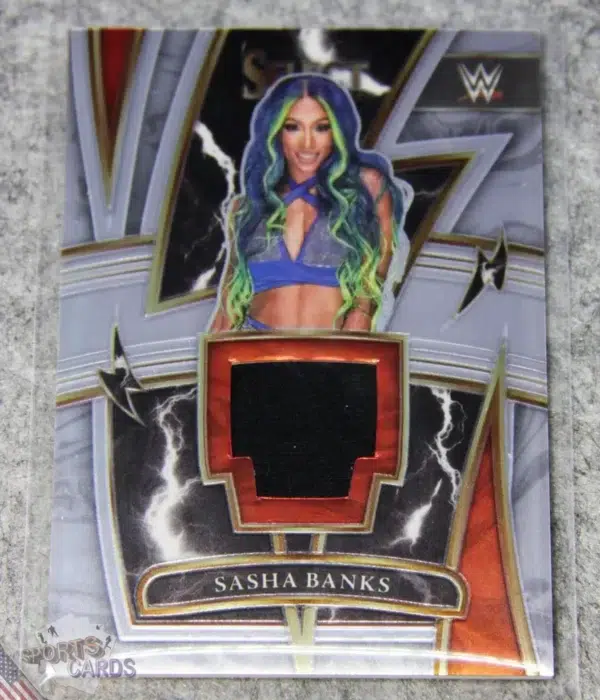 2022 Sasha Banks #SP-SBK Panini Select WWE Sparks Superstar Patch Smack Down
