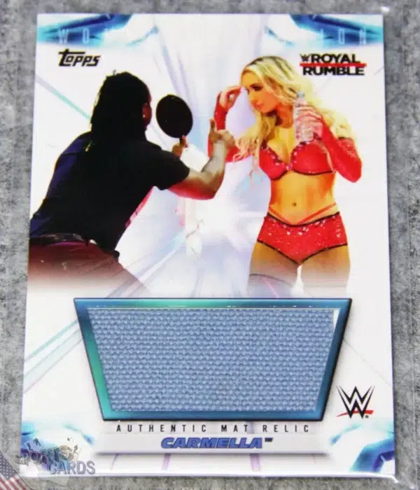 2021 Carmella #MR-C Topps WWE Womens Division Mat Relic /250