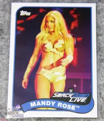2021 Mandy Rose #46 Topps WWE Smack Down Live Superstar