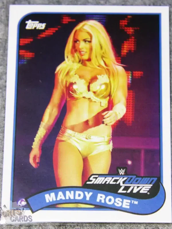 2021 Mandy Rose #46 Topps WWE Smack Down Live Superstar-front