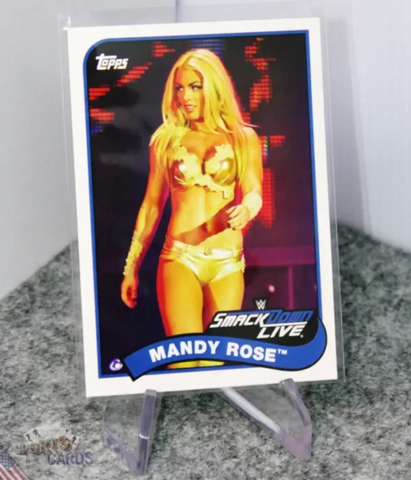 2021 Mandy Rose #46 Topps WWE Smack Down Live Superstar-stand