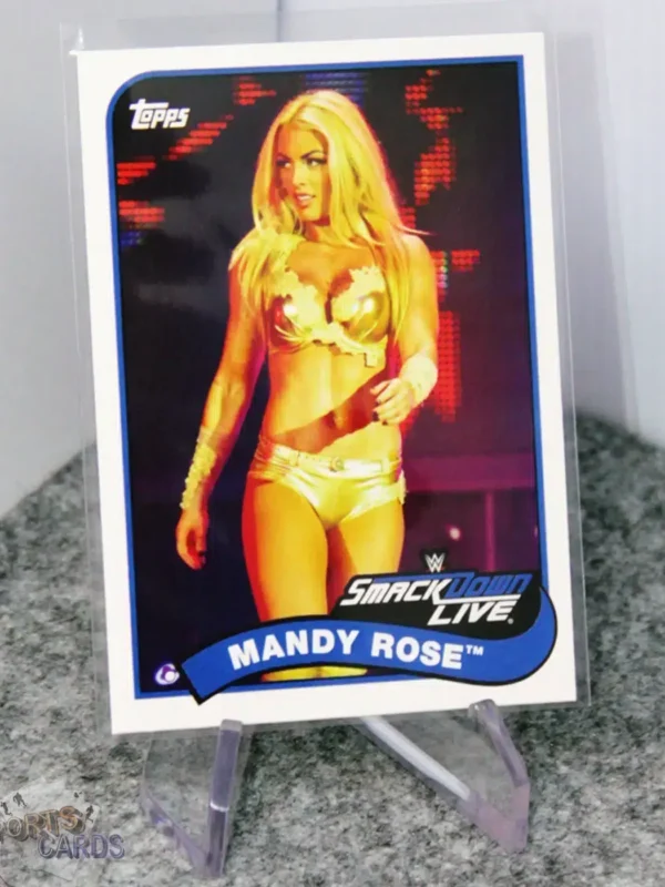 2021 Mandy Rose #46 Topps WWE Smack Down Live Superstar-stand