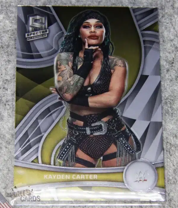 2022 Kayden Carter #387 Panini WWE NXT Chronicles Spectra-front