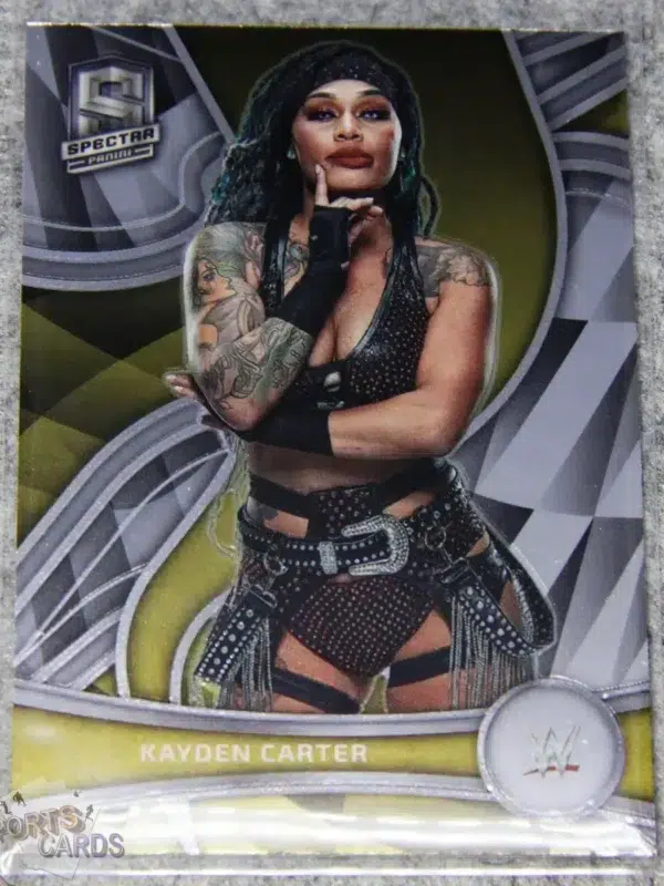 2022 Kayden Carter #387 Panini WWE NXT Chronicles Spectra-front