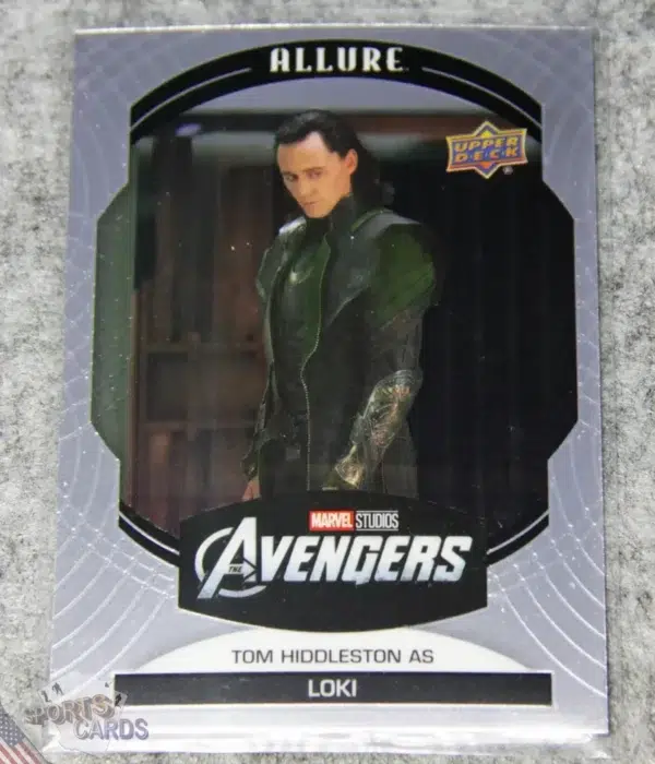2022 Tom Hiddleston as Loki #15 Upper Deck Marvel Allure Avengers