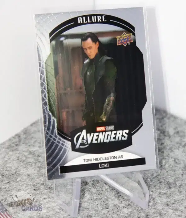 2022 Tom Hiddleston as Loki #15 Upper Deck Marvel Allure Avengers-stand