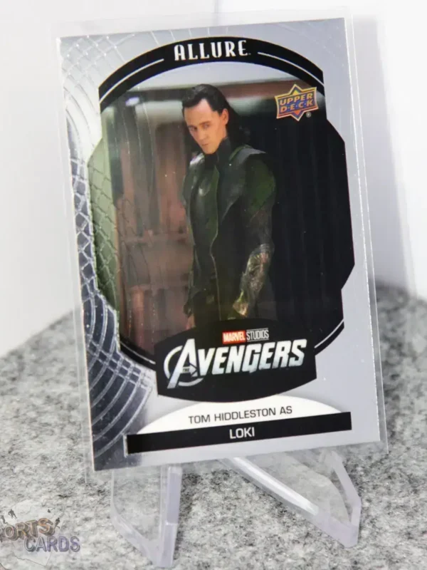 2022 Tom Hiddleston as Loki #15 Upper Deck Marvel Allure Avengers - Afbeelding 3