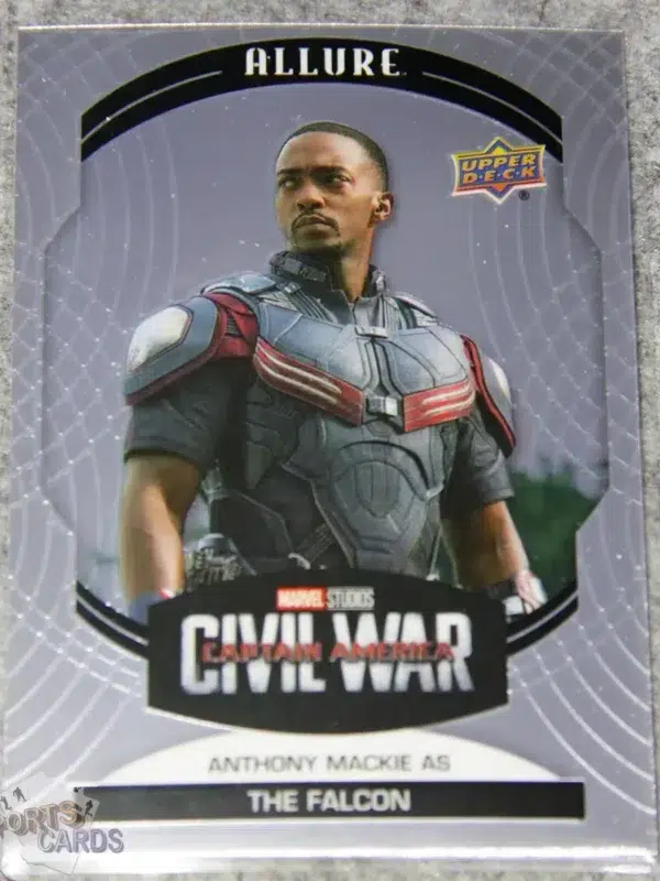2022 Anthony Mackie as Falcon #49 Upper Deck Marvel Allure Civil War Captain America