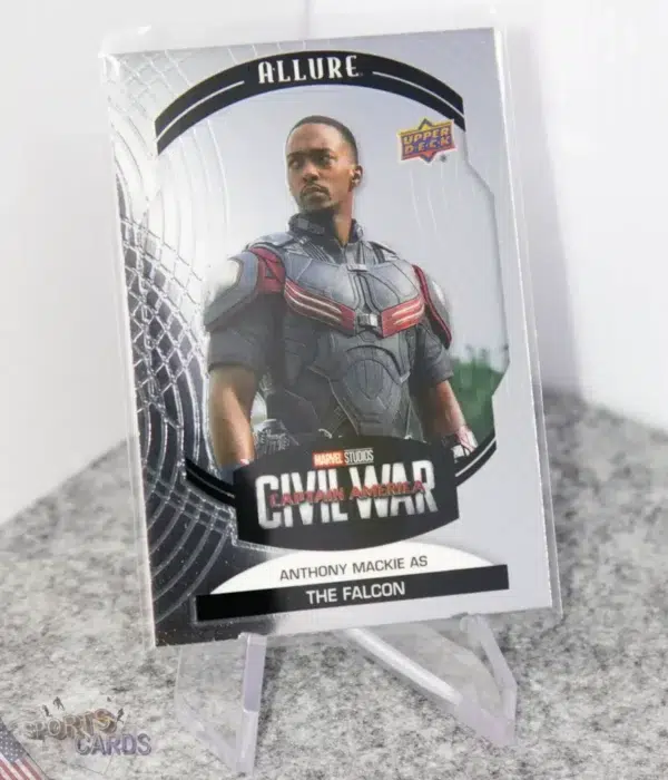 2022 Anthony Mackie as Falcon #49 Upper Deck Marvel Allure Civil War Captain America-stand