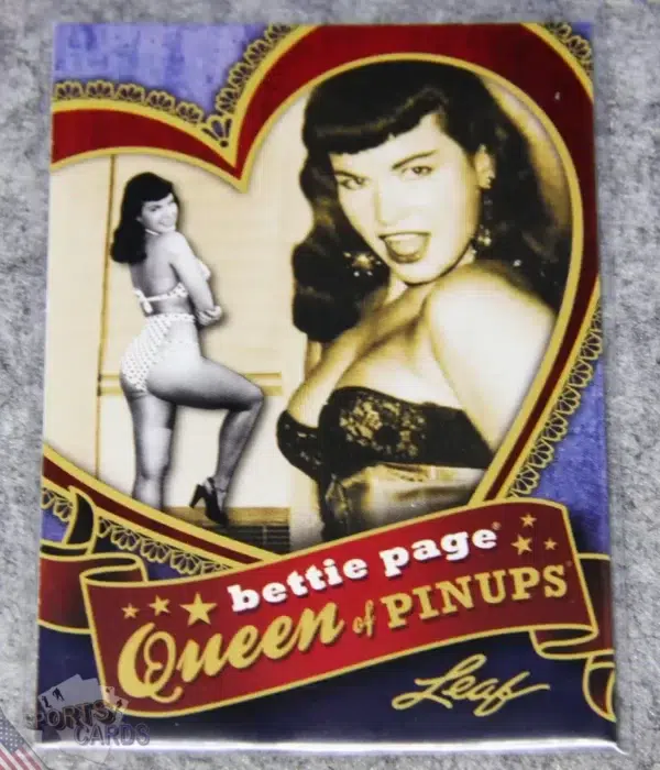 2014 Bettie Page #BP-QP10  Leaf Queen of Pinups-front