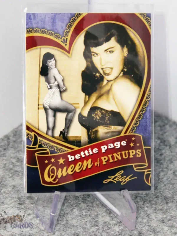 2014 Bettie Page #BP-QP10 Leaf Queen of Pinups-stand