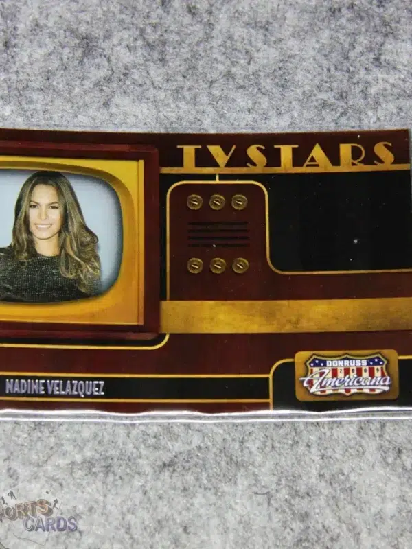 2009 Nadine Velazquez #8 Donruss Americana TV Stars /1000-front