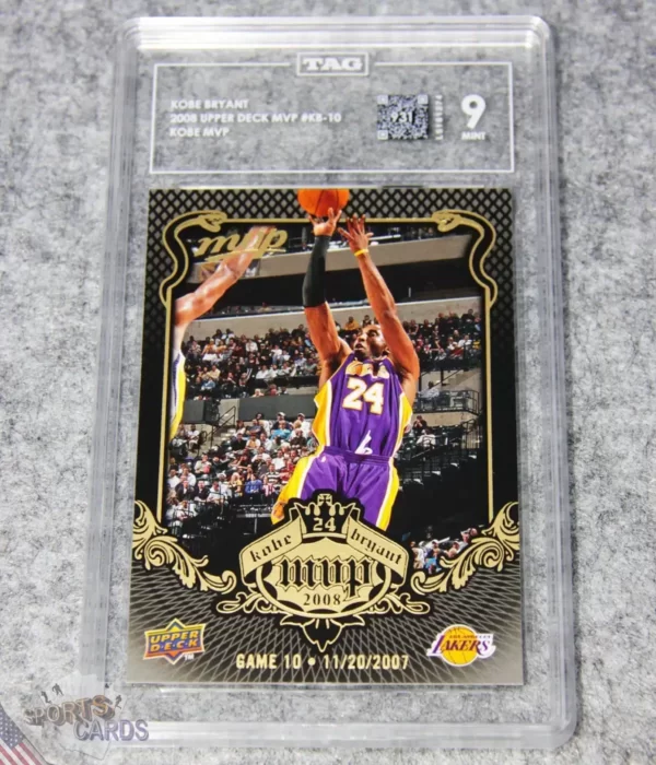 2008-09 Kobe Bryant #KB-10 Upper Deck Kobe NBA MVP TAG 9 MINT POP 1