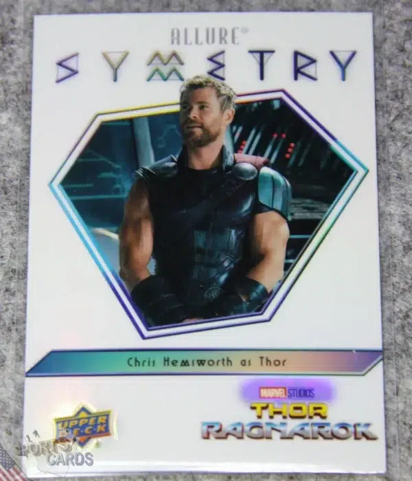 2022 Chris Hemsworth as Thor #14 Upper Deck Marvel Allure Thor Ragnarok Symmetry White-front