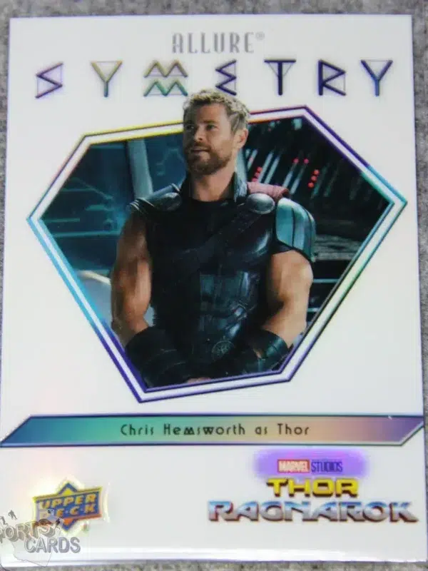 2022 Chris Hemsworth as Thor #14 Upper Deck Marvel Allure Thor Ragnarok Symmetry White