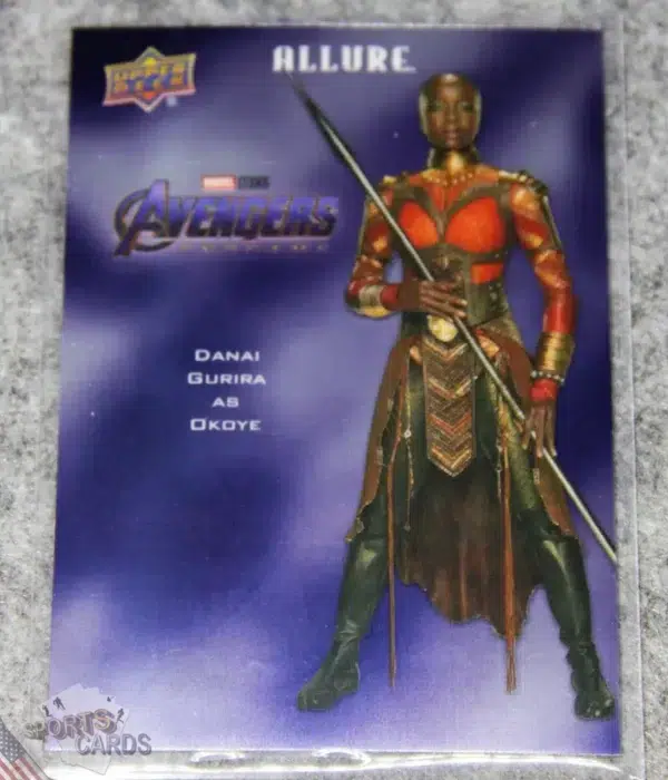 2022 Danai Gurira as Okoye #CP-33 Upper Deck Marvel Allure Avengers Character Posters