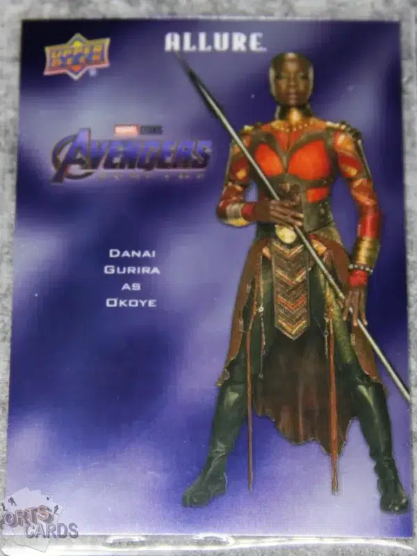 2022 Danai Gurira as Okoye #CP-33 Upper Deck Marvel Allure Avengers Character Posters-front