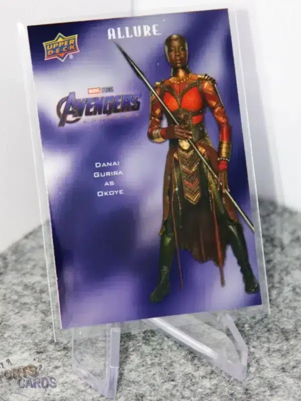 2022 Danai Gurira as Okoye #CP-33 Upper Deck Marvel Allure Avengers Character Posters-stand