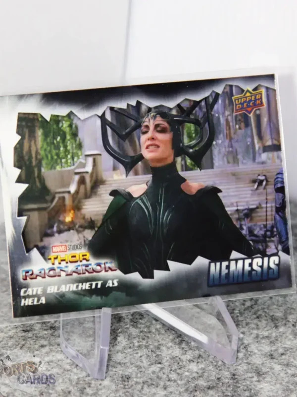2022 Cate Blanchett as Hela #N-6 Upper Deck Marvel Allure Thor Ragnarok Nemesis-stand