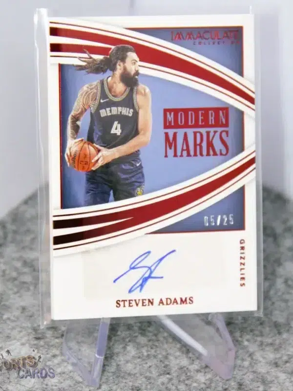 2021-22 Steven Adams #MM-SAD Panini Immaculate Modern Marks Auto /25-stand