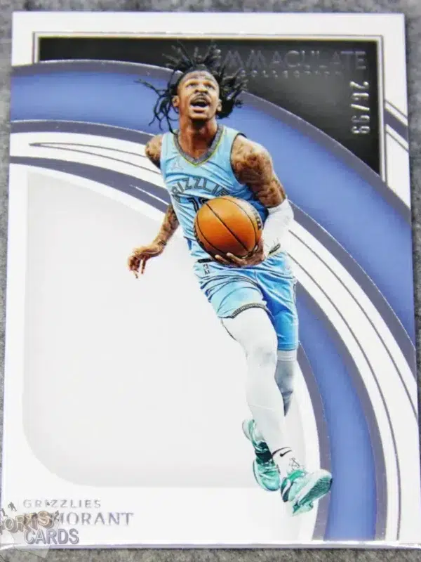 2021-22 Ja Morant #53 Panini Immaculate Collection /99-front
