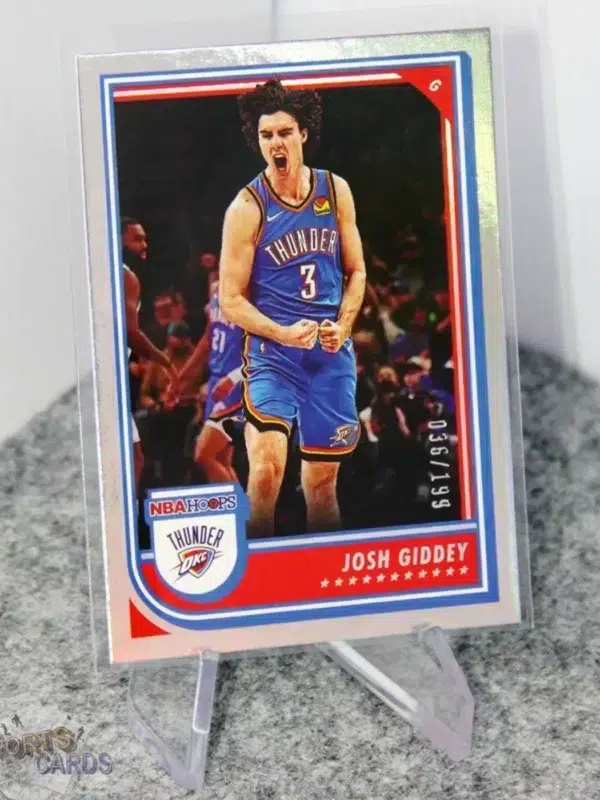 2022-23 Josh Giddey #203 Panini NBA Hoops Silver Holo /199-stand