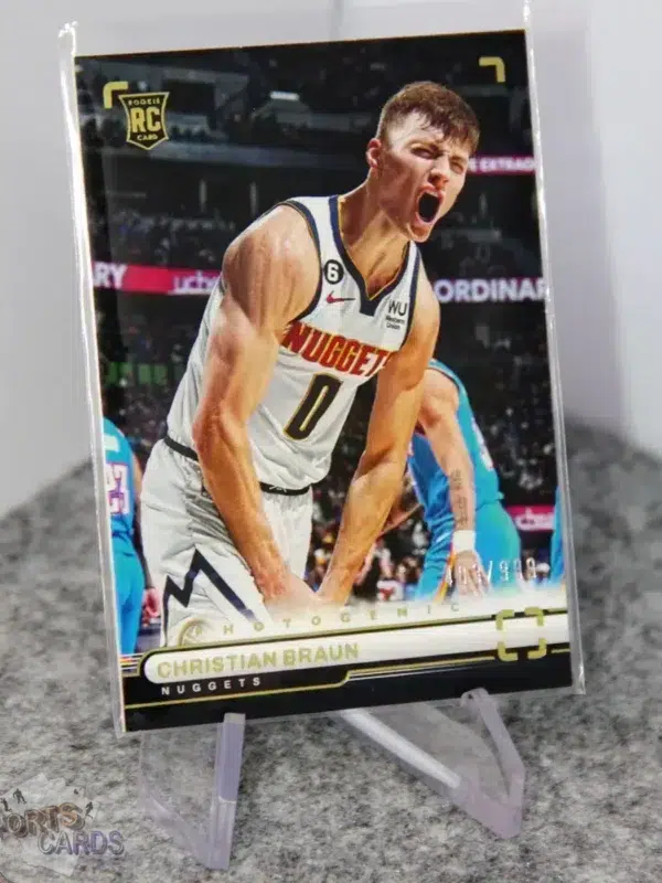 2022-23 Christian Braun #167 Panini Photogenic Rookie RC /999-stand