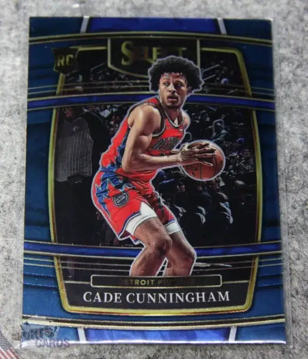 2021-22 Cade Cunningham #11 Panini Select Concourse Blue RC