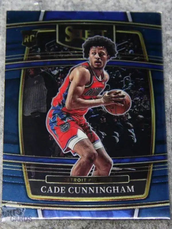 2021-22 Cade Cunningham #11 Panini Select Concourse Blue RC