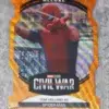 2022 Tom Holland as Spider-Man #43 Upper Deck Marvel Allure Civil War Captain America Orange Slice Die-Cut-front