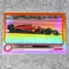 2022 Charles LeClerc #117 Topps Chrome Scuderia Ferrari Orange Red Refractor SP-front