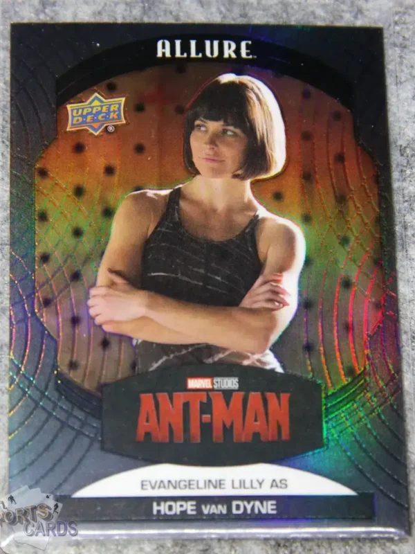 2022 Lilly Evangeline As Hope van Dyne #41 Upper Deck Marvel Allure Ant-Man Black Rainbow-front
