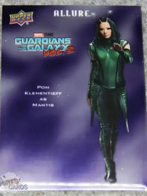 2022 Pom Klementieff as Mantis #CP-4 Upper Deck Marvel Allure GotG Vol 2 Character Posters-front