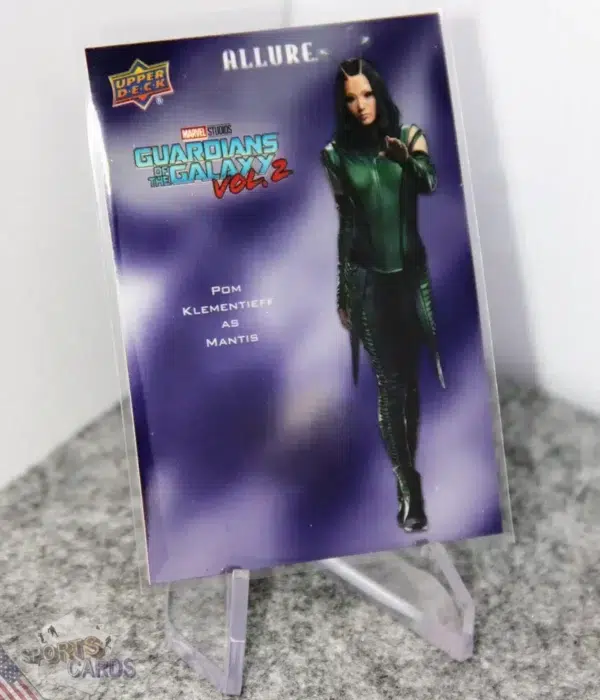 2022 Pom Klementieff as Mantis #CP-4 Upper Deck Marvel Allure GotG Vol 2 Character Posters-stand