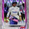 2022 Fernando Alonso #16 Topps Chrome Pink Raywave Refractor /75-front