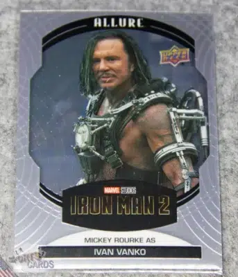 2022 Mickey Rourke as Ivan Vanko #6 Upper Deck Marvel Allure Iron Man 2