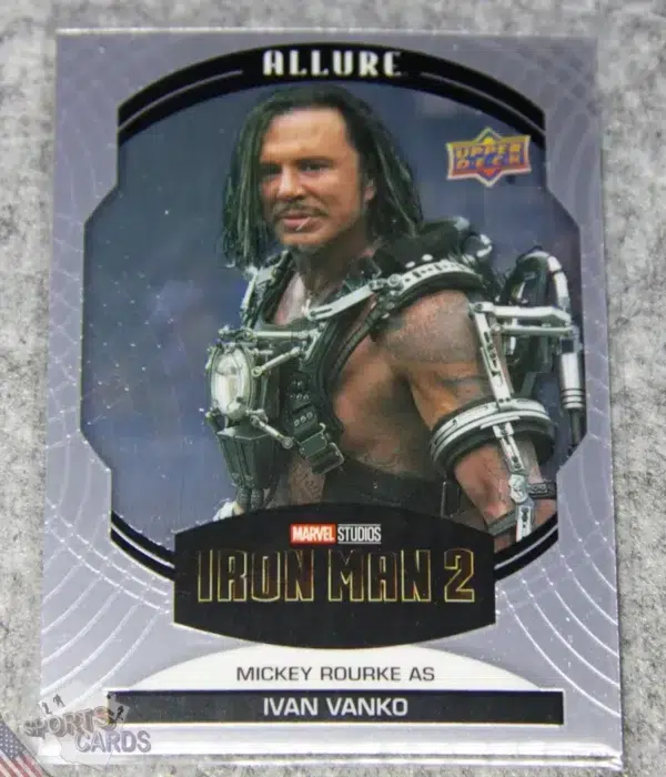 2022 Mickey Rourke as Ivan Vanko #6 Upper Deck Marvel Allure Iron Man 2