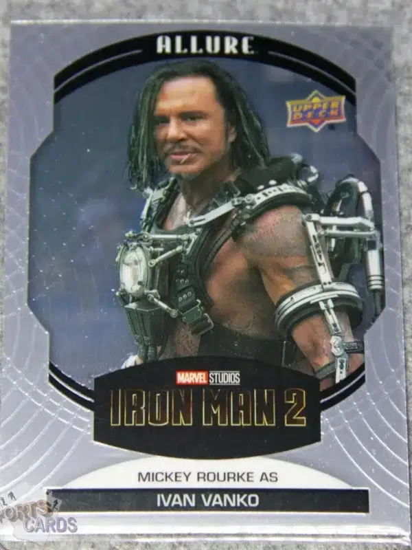 2022 Mickey Rourke as Ivan Vanko #6 Upper Deck Marvel Allure Iron Man 2